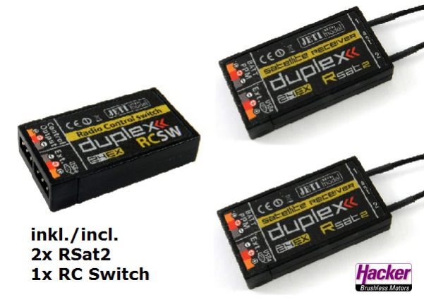 DUPLEX 2.4EX Central Box 400 + 2x Rsat2 + RC Switch 30A
